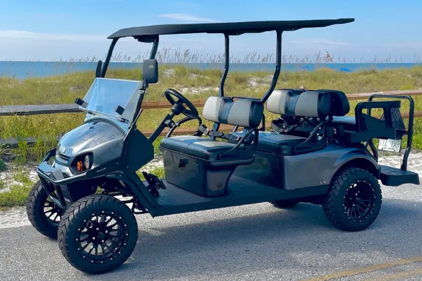 Golf Cart near beach