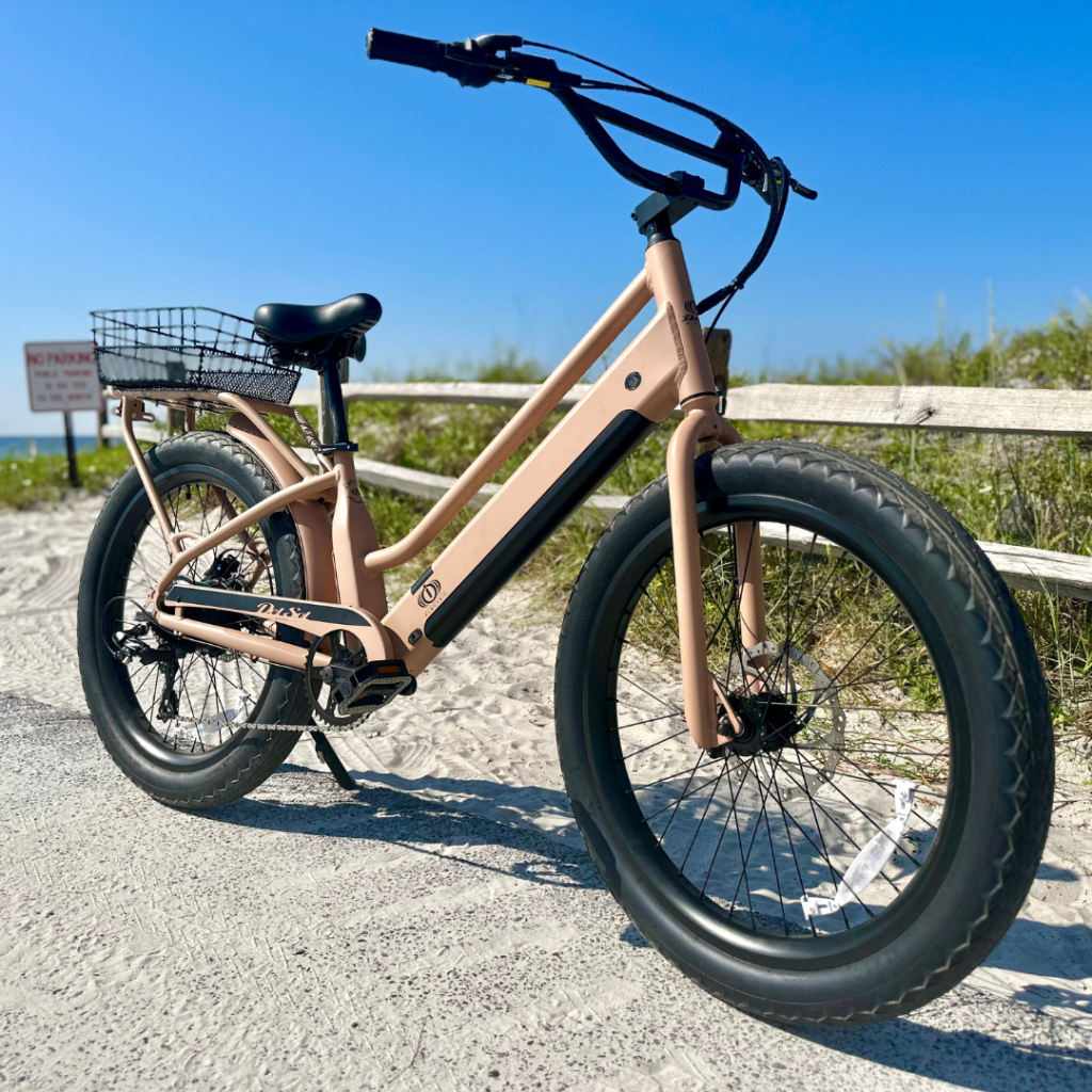 An electric bike rental in Rosemary Beach, FL